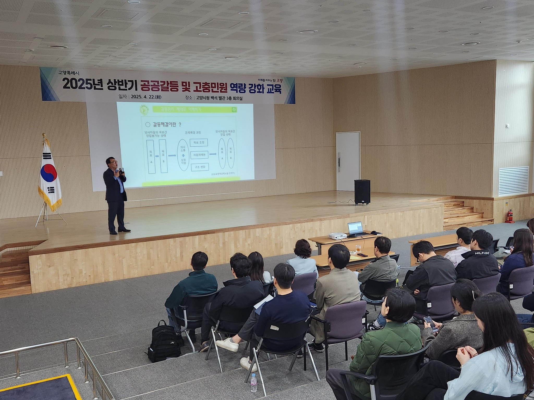 20250422 국무조정실 갈등관리 전문사업 : 2025 고양특례시  갈등관리 교육 대표이미지